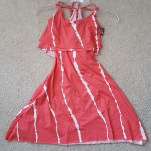 Poof Girl NWT Tie Dye Layered Dress - S 7/8